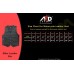 ARD Champs™ Men's Motorcycle Vest Genuine Cowhide Leather Black New Style Vest